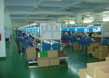 公司生产车间-员工工作区